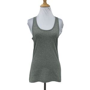Nike Dri Fit Tank Top Womens S Small Gray Racerback Heather Sleeveless Athletic